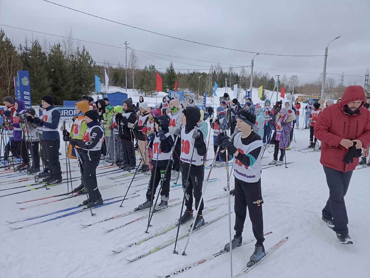 Первенство Кирово-Чепецкого района по лыжным гонкам среди школьников.